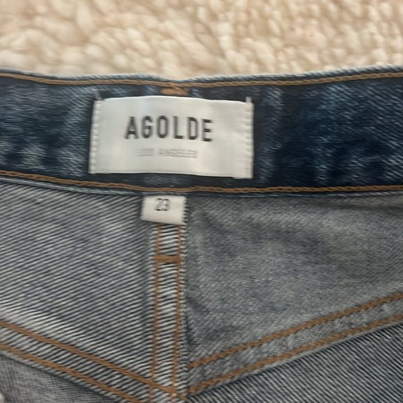 Agolde dee shorts in color turmoil - Picture 3 of 4